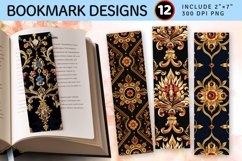 Javanese Jewels PNG Bookmark Sublimation Design Product Image 1