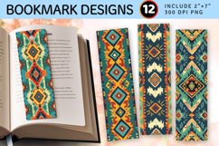 Boho Tribal Print PNG Bookmark Sublimation Designs Product Image 1