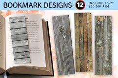 Wood Plank PNG Bookmark Sublimation Design Product Image 1
