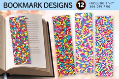Birthday Sprinkles Candy Grainy PNG Bookmark Sublimation Des Product Image 1