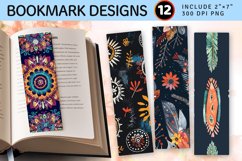 Boho PNG Bookmark Sublimation Design Product Image 1