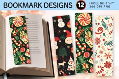 Joyful Christmas PNG Bookmark Sublimation Design Product Image 1