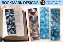 Diamond Shimmer PNG Bookmark Sublimation Design Product Image 1