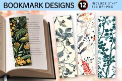 Garden Grace PNG Bookmark Sublimation Design Product Image 1