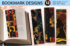 African Black History Month PNG Bookmark Sublimation Designs Product Image 1