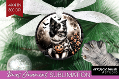 Border Collie Dog Ornament PNG Halloween PNG Sublimation Product Image 1
