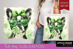 Boston Terrier St. Patricks Day Dog Tote Bag Dog Tote Bag Product Image 1