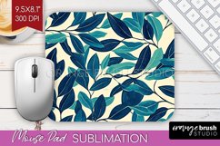 Eucalyptus Leaves Mouse Pad Sublimation - Botanical Mousepad Product Image 1