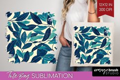 Eucalyptus Leaves Tote Bag - Botanical Tote Bag PNG Product Image 1