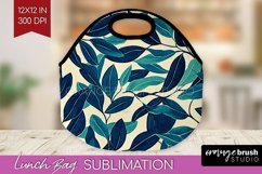 Eucalyptus Leaves Lunch Bag - Botanical Lunch Bug PNG Product Image 1
