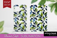 Eucalyptus Leaves Phone Case PNG - Bonanical Case PNG Product Image 1