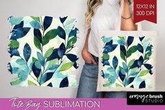 Eucalyptus Leaves Tote Bag - Botanical Tote Bag PNG Product Image 1