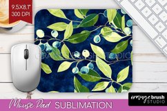 Eucalyptus Leaves Mouse Pad Sublimation - Botanical Mousepad Product Image 1