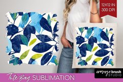 Eucalyptus Leaves Tote Bag - Botanical Tote Bag PNG Product Image 1