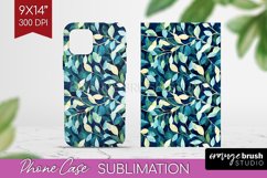 Eucalyptus Leaves Phone Case PNG - Bonanical Case PNG Product Image 1