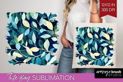 Eucalyptus Leaves Tote Bag - Botanical Tote Bag PNG Product Image 1