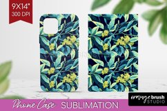 Eucalyptus Leaves Phone Case PNG - Bonanical Case PNG Product Image 1