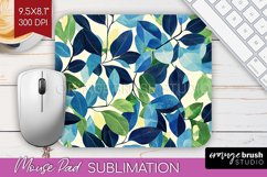 Eucalyptus Leaves Mouse Pad Sublimation - Botanical Mousepad Product Image 1