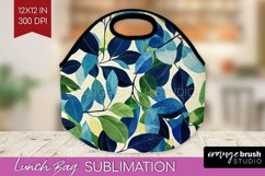 Eucalyptus Leaves Lunch Bag - Botanical Lunch Bug PNG Product Image 1