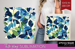 Eucalyptus Leaves Tote Bag - Botanical Tote Bag PNG Product Image 1