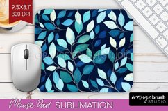 Eucalyptus Leaves Mouse Pad Sublimation - Botanical Mousepad Product Image 1