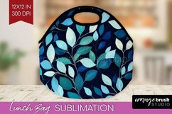 Eucalyptus Leaves Lunch Bag - Botanical Lunch Bug PNG Product Image 1