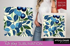 Eucalyptus Leaves Tote Bag - Botanical Tote Bag PNG Product Image 1