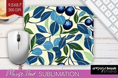Eucalyptus Leaves Mouse Pad Sublimation - Botanical Mousepad Product Image 1