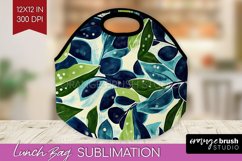 Eucalyptus Leaves Lunch Bag - Botanical Lunch Bug PNG Product Image 1