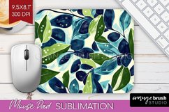 Eucalyptus Leaves Mouse Pad Sublimation - Botanical Mousepad Product Image 1
