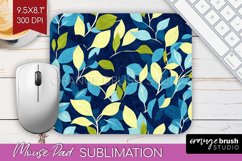 Eucalyptus Leaves Mouse Pad Sublimation - Botanical Mousepad Product Image 1