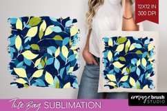 Eucalyptus Leaves Tote Bag - Botanical Tote Bag PNG Product Image 1