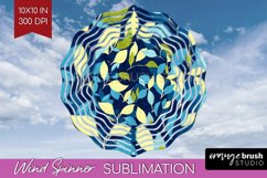 Eucalyptus Leaves Wind Spinner Sublimation PNG - Bonanical Product Image 1