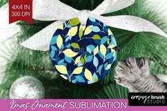 Eucalyptus Leaves Ornament PNG - Botanical PNG Sublimation Product Image 1