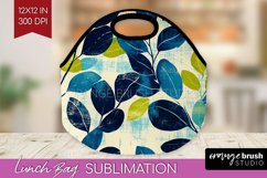 Eucalyptus Leaves Lunch Bag - Botanical Lunch Bug PNG Product Image 1