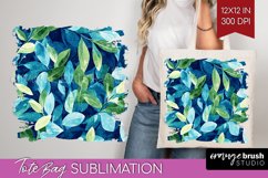 Eucalyptus Leaves Tote Bag - Botanical Tote Bag PNG Product Image 1