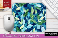 Eucalyptus Leaves Mouse Pad Sublimation - Botanical Mousepad Product Image 1