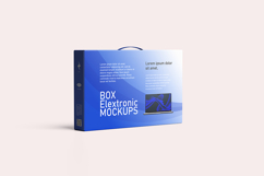 BOX electronic mockups 3D rendering Product Image 2