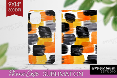 Halloween Phone Case PNG - Brush Stroke Case PNG Sublimation Product Image 1