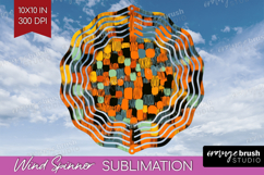 Halloween Wind Spinner Sublimation PNG - Brush Stroke Round Product Image 1