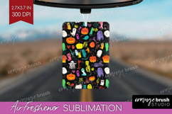 Halloween Air Freshener PNG - Brush Stroke PNG Sublimation Product Image 1