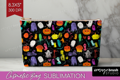 Halloween Cosmetic Bag - Brush Stroke Makeup Bag PNG Product Image 1