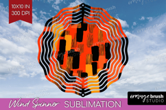 Halloween Wind Spinner Sublimation PNG - Brush Stroke Round Product Image 1