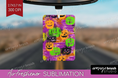 Halloween Air Freshener PNG - Brush Stroke PNG Sublimation Product Image 1