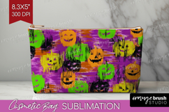 Halloween Cosmetic Bag - Brush Stroke Makeup Bag PNG Product Image 1
