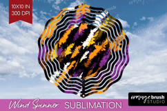 Halloween Wind Spinner Sublimation PNG - Brush Stroke Round Product Image 1