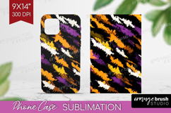 Halloween Phone Case PNG - Brush Stroke Case PNG Sublimation Product Image 1