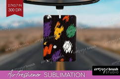 Halloween Air Freshener PNG - Brush Stroke PNG Sublimation Product Image 1