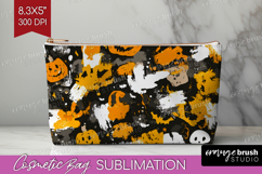 Halloween Cosmetic Bag - Brush Stroke Makeup Bag PNG Product Image 1