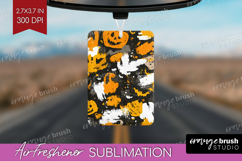 Halloween Air Freshener PNG - Brush Stroke PNG Sublimation Product Image 1